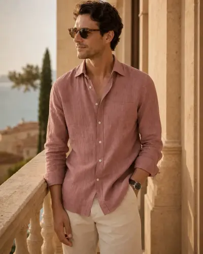 Signature Relaxed-Fit Linen Shirt