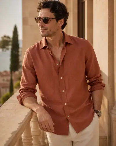 Amalfi Comfort Linen Shirt