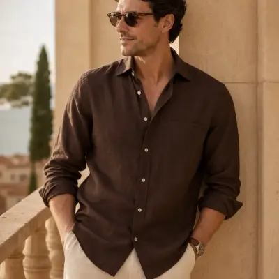 Heritage Linen Long-Sleeve Shirt