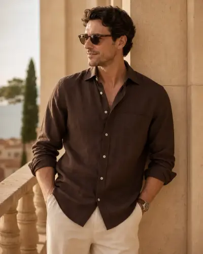 Heritage Linen Long-Sleeve Shirt