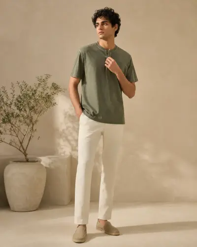 Lightweight Tailored Crew-Neck T-Shirt