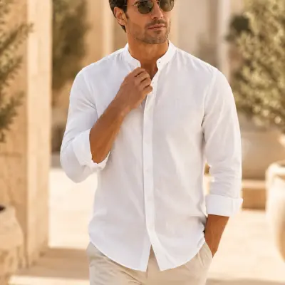Pure Linen Resort Shirt
