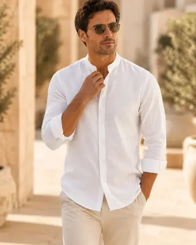 Pure Linen Resort Shirt