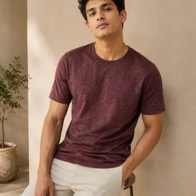 Olive Wash Relaxed-Fit T-Shirt