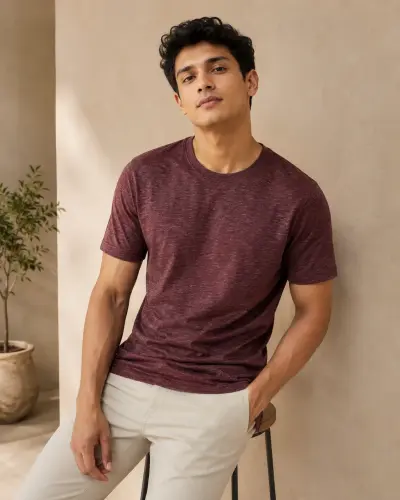 Olive Wash Relaxed-Fit T-Shirt