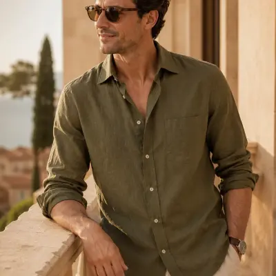 Everyday Comfort Stand-Collar Shirt