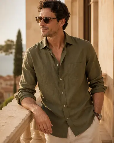 Everyday Comfort Stand-Collar Shirt